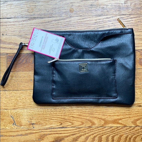 Liz Claiborne Handbags - Liz Claiborne phone charging tech pouch black